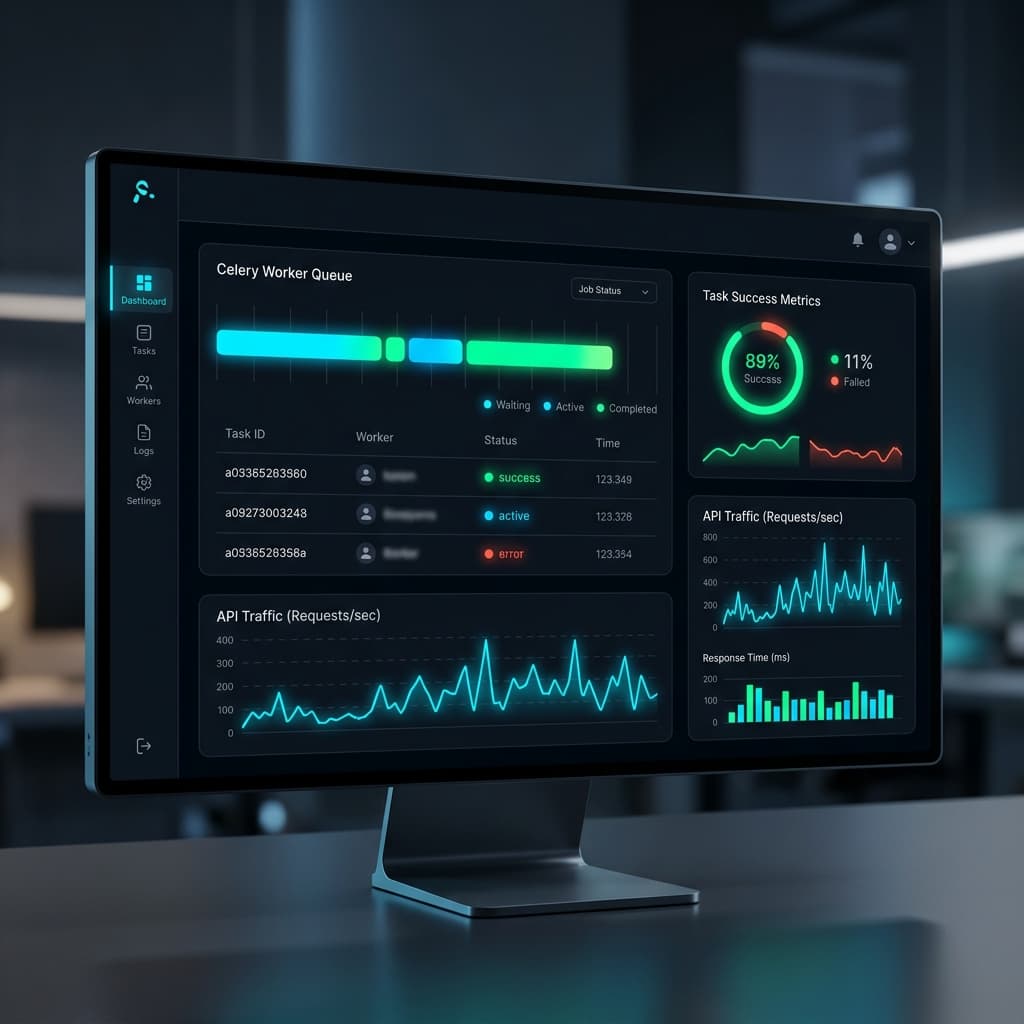 FastAPI Task Queue Dashboard